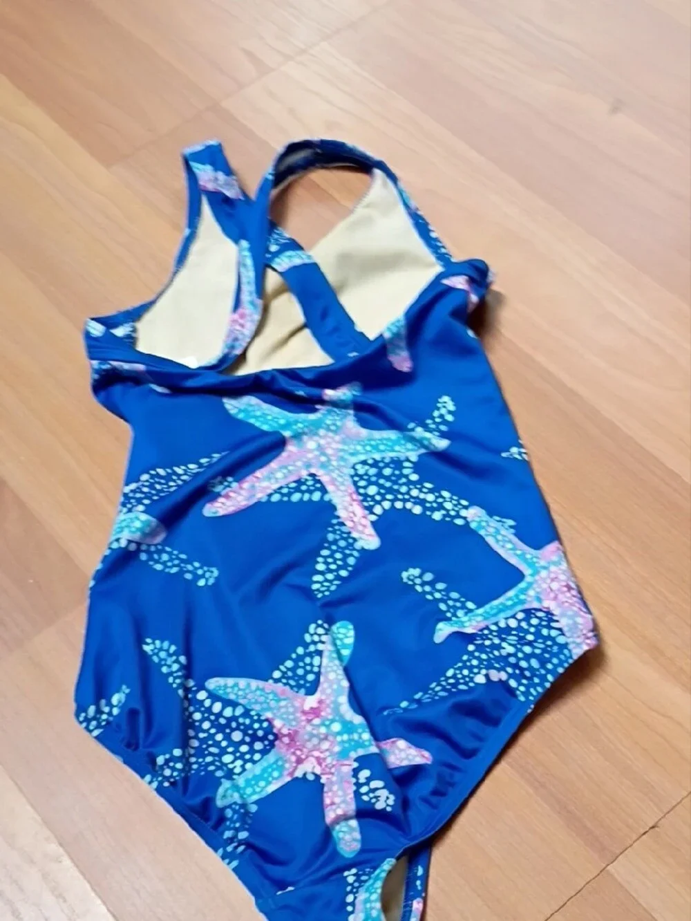 Lands End vibrant blue
